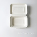 Bagasse Food Container Natural compostable tableware sugarcane clamshell Manufactory